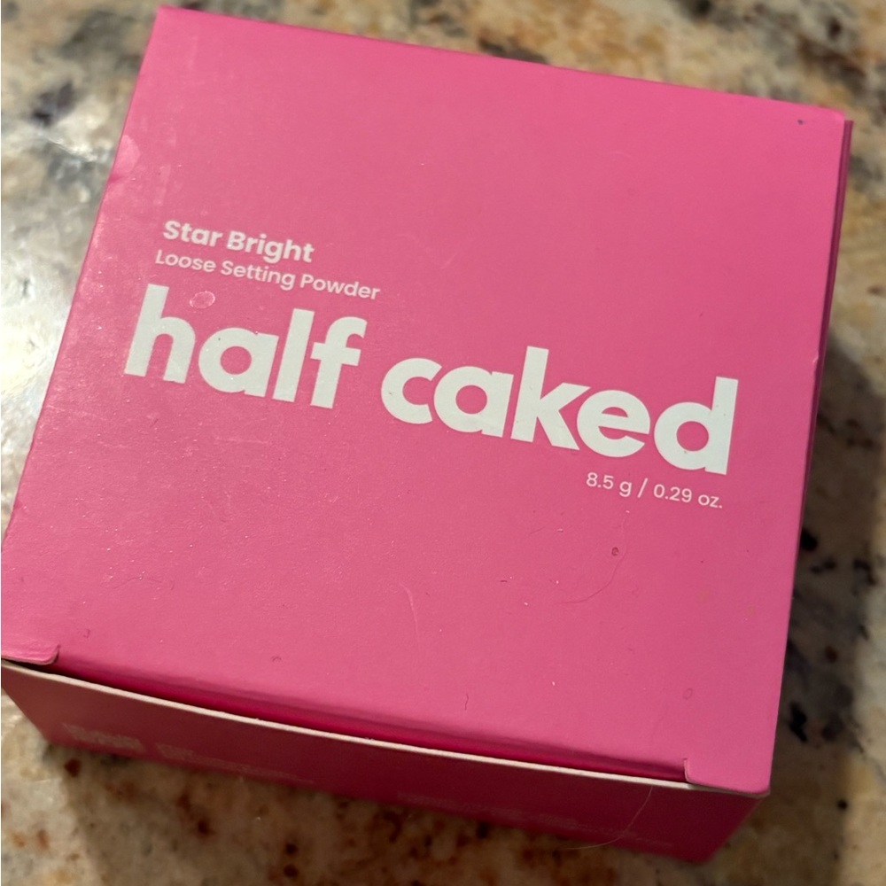 Half Caked Star Bright Loose Setting Powder in Pink NWT